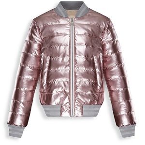 MONCLER Girl’s Garonna MetallicPuffer Jacket In Bright Pink
$450